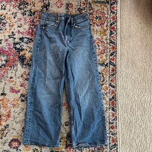 H&M Blue Straight Leg Women's Pants